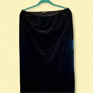 Wild Fable Black Velvet Maxi Skirt